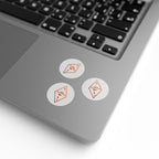 Copper The Yoshua Radionic Symbol - Round Sticker Roll