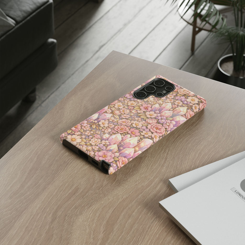 Samsung Galaxy Phone Case - Angelic Crystal Garden Tough Phone Case