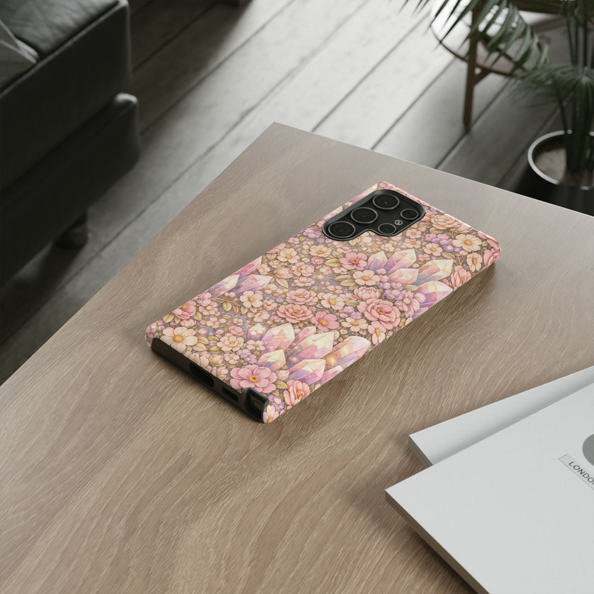 Samsung Galaxy Phone Case - Angelic Crystal Garden Tough Phone Case