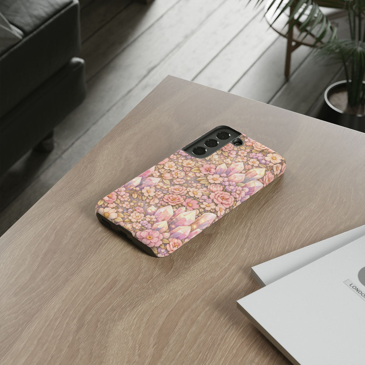 Samsung Galaxy Phone Case - Angelic Crystal Garden Tough Phone Case