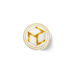 Gold Antahkarana - Round Logo Sticker Roll