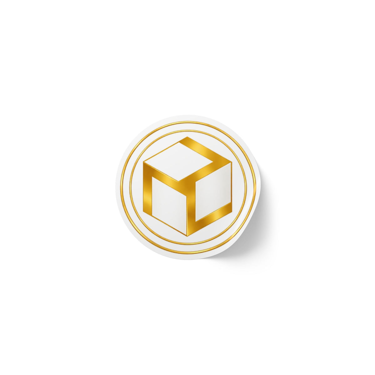Gold Antahkarana - Round Logo Sticker Roll