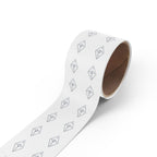 Light Silver The Yoshua Radionic Symbol - Round Sticker Roll