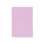 Lilac Fire Dragon Greeting Card — Pastel Floral Dragon Art Folded Note Cards (1/10/30/50-pack)