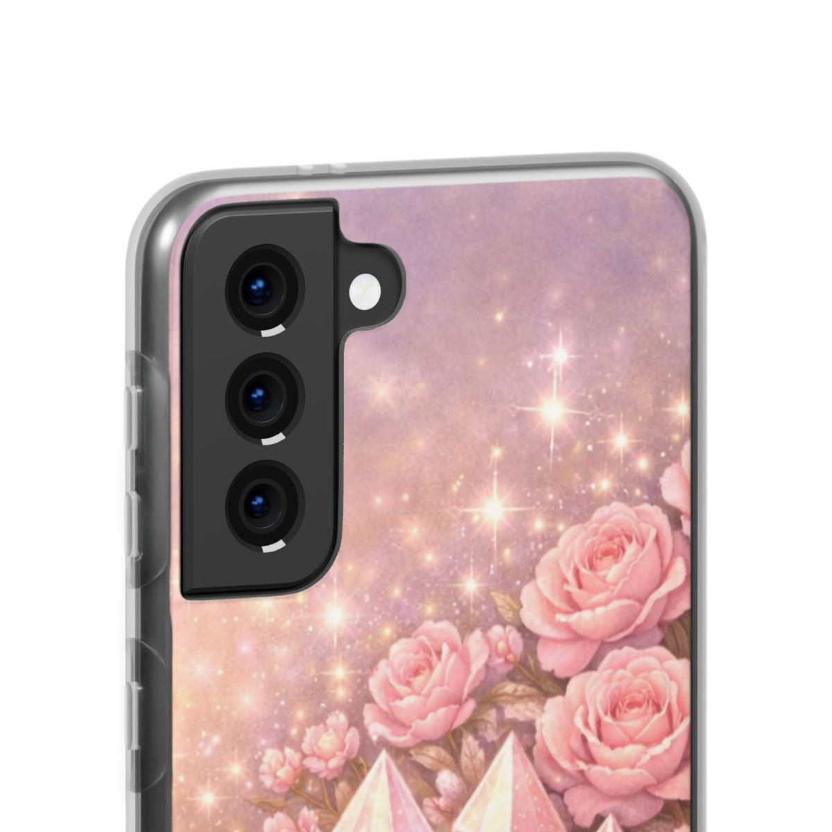 Samsung Galaxy Phone Case — Lemurian Rose Crystal Garden Flexi Case