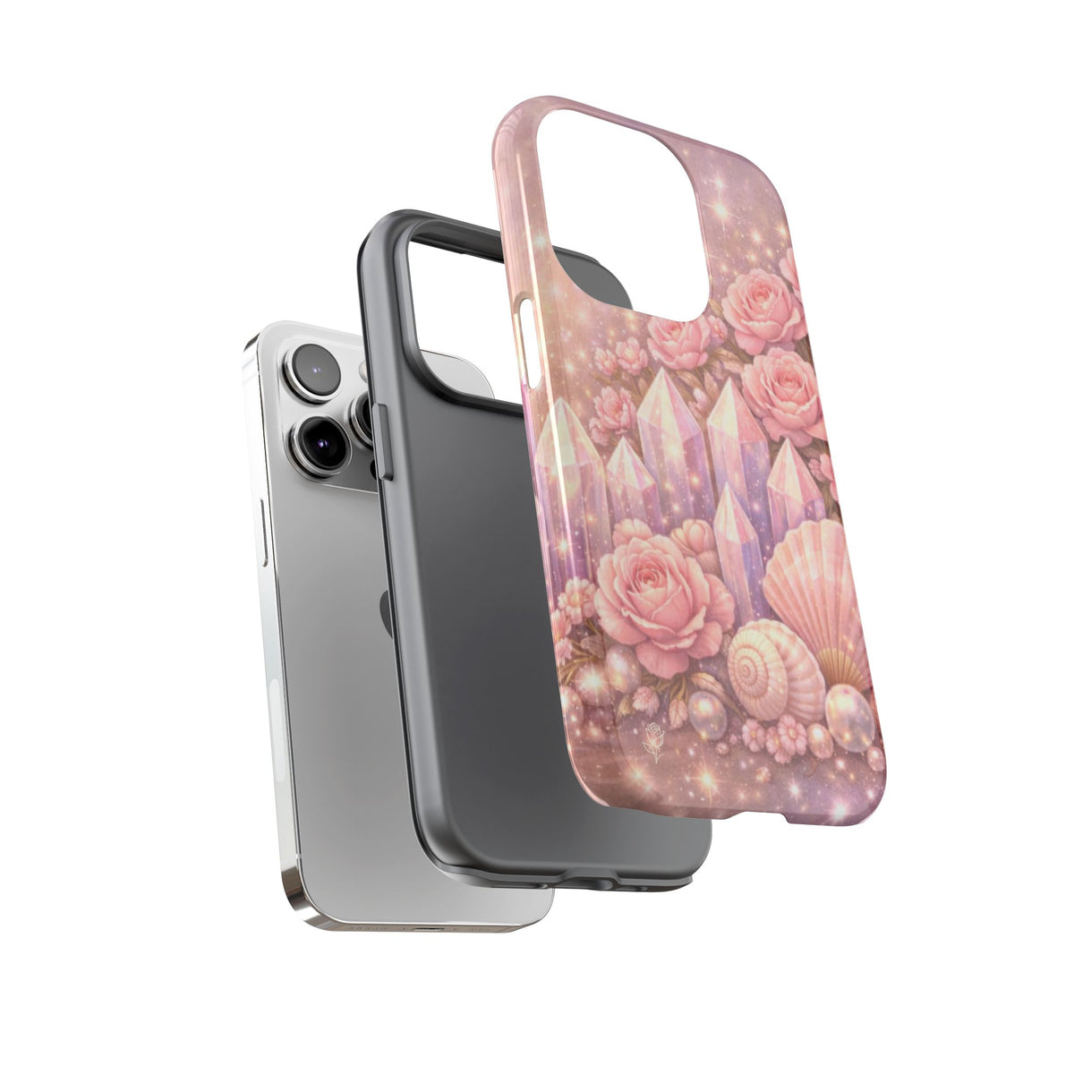iPhone Case - Lemurian Rose Crystal Garden iPhoneTough Case