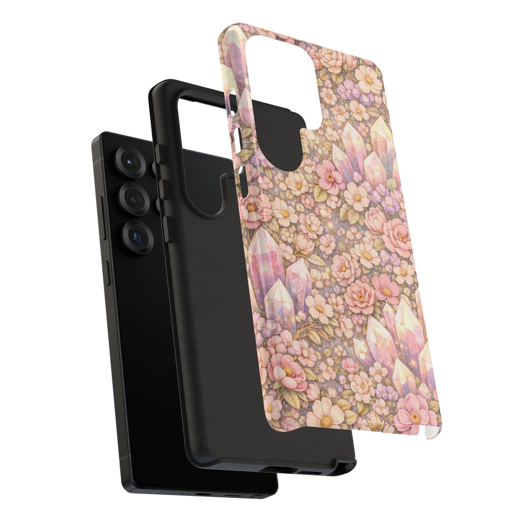 Samsung Galaxy Phone Case - Angelic Crystal Garden Tough Phone Case