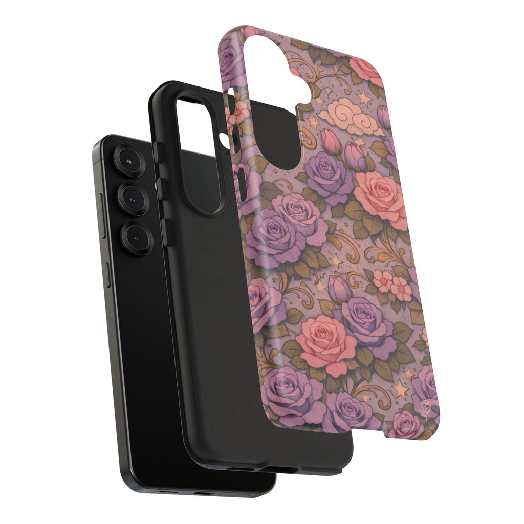Samsung Galaxy Tough Phone Case — Master Portia's Rose Garden — The Sisterhood of the Rose Protective Samsung Cover
