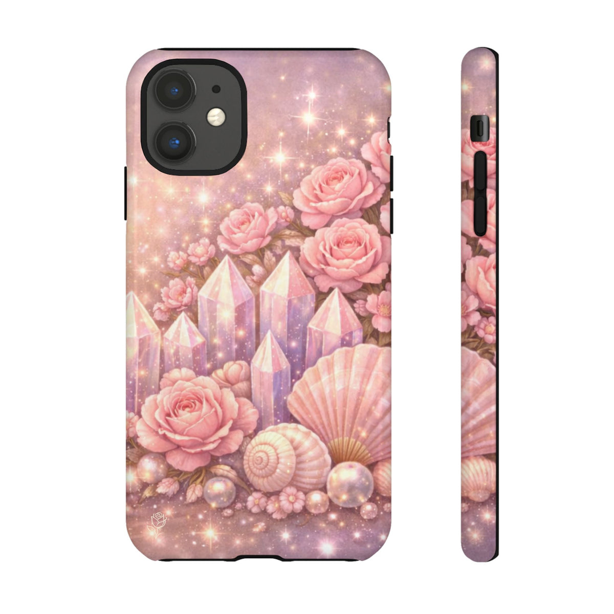 iPhone Case - Lemurian Rose Crystal Garden iPhoneTough Case