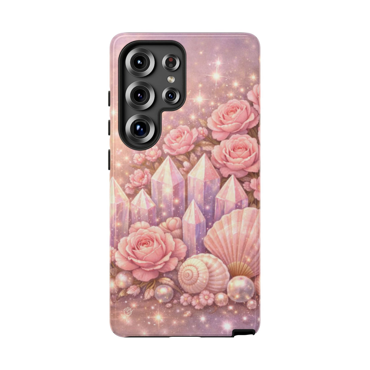 Samsung Galaxy Phone Case — Lemurian Rose Crystal Garden Tough Case