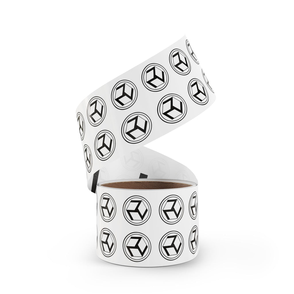 Black Antahkarana - Round Logo Sticker Roll