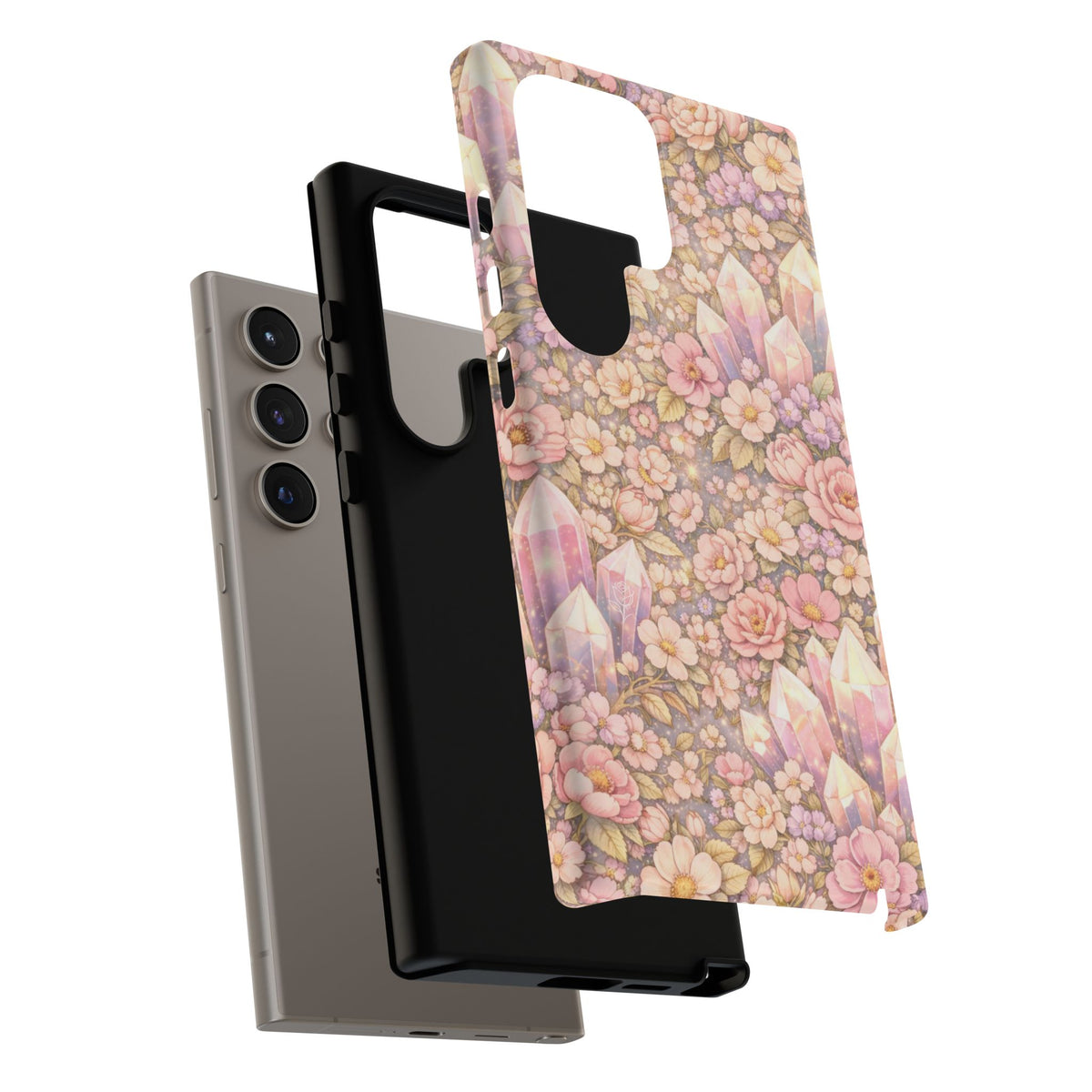 Samsung Galaxy Phone Case - Angelic Crystal Garden Tough Phone Case