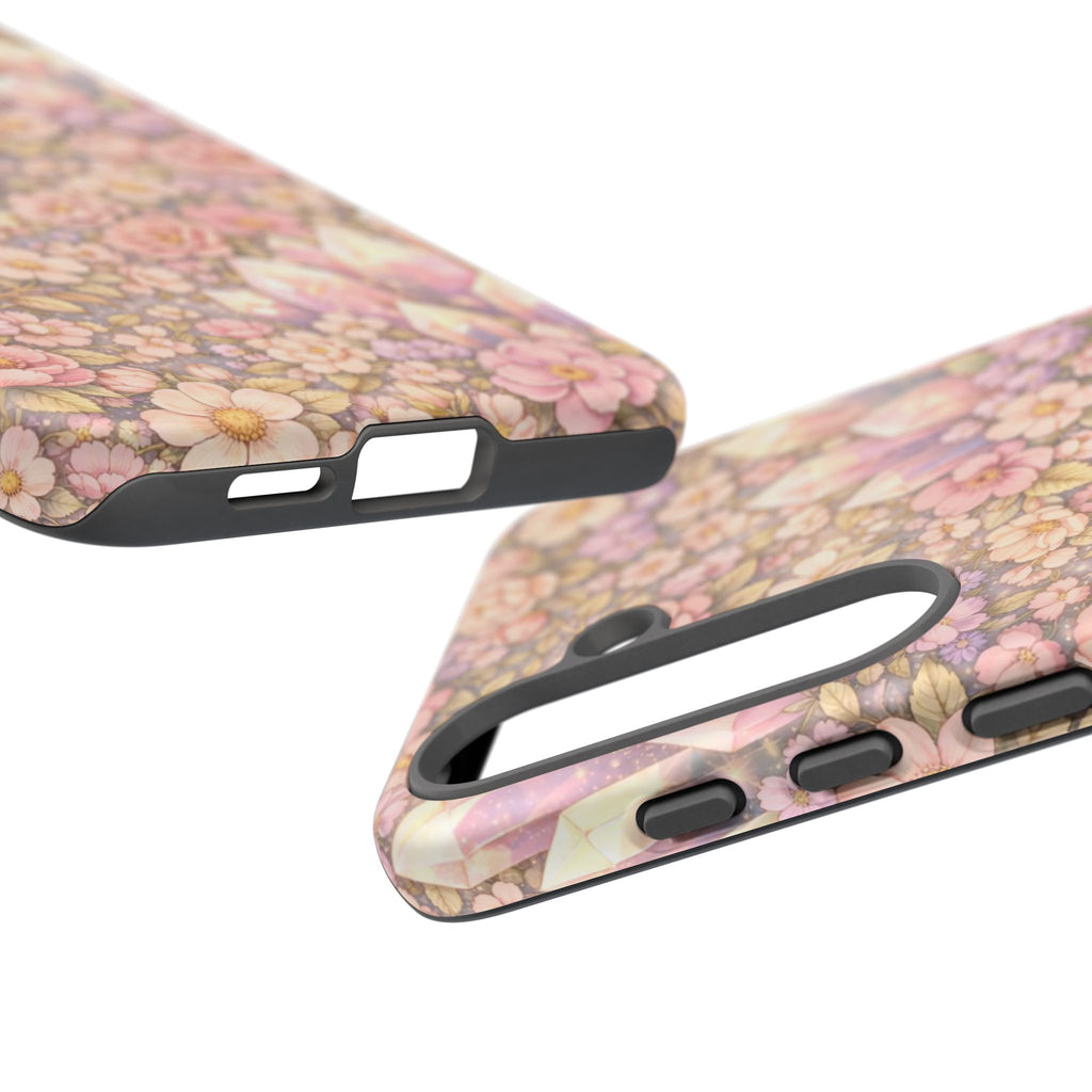 Samsung Galaxy Phone Case - Angelic Crystal Garden Tough Phone Case