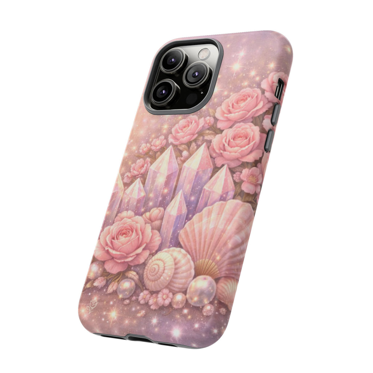 iPhone Case - Lemurian Rose Crystal Garden iPhoneTough Case