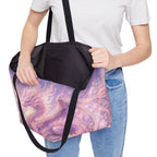 Lilac Fire Dragon Weekender Tote Bag — Print Travel Tote