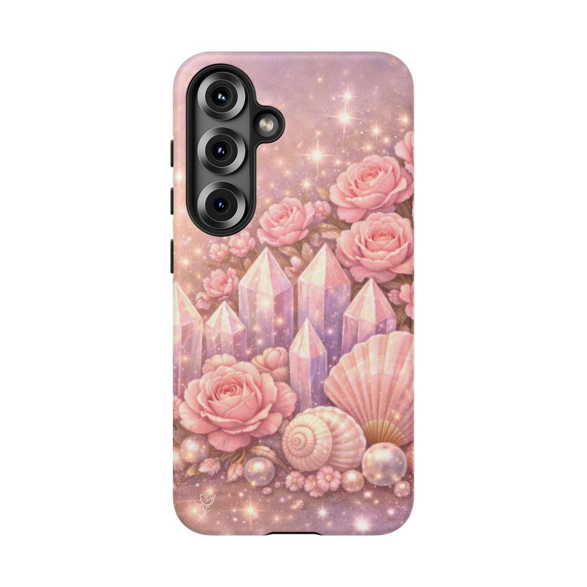 Samsung Galaxy Phone Case — Lemurian Rose Crystal Garden Tough Case