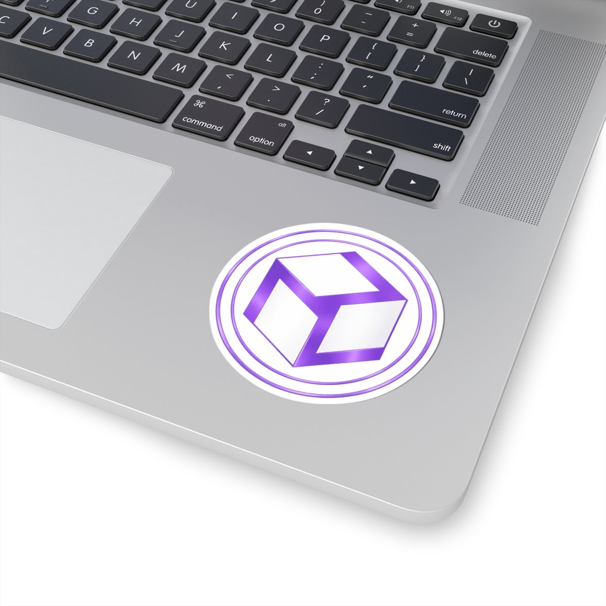 Lilac Antahkarana Kiss-Cut Sticker — Reiki Symbol