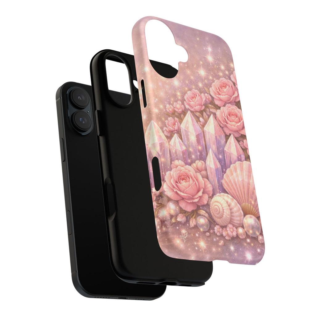 iPhone Case - Lemurian Rose Crystal Garden iPhoneTough Case